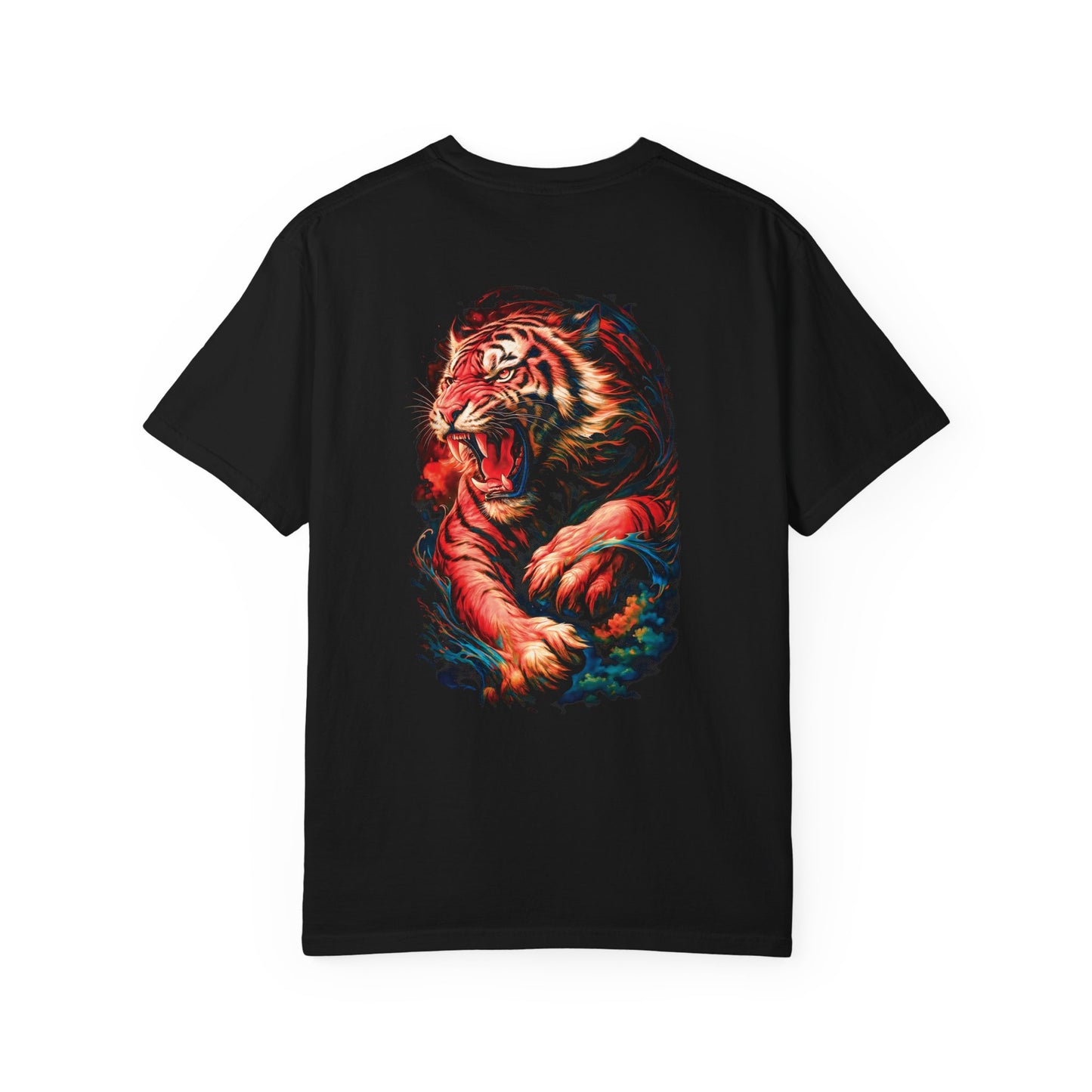 Tiger Art T-shirt | Vibrant Graphic Tee for Art Lovers, Unique Gift