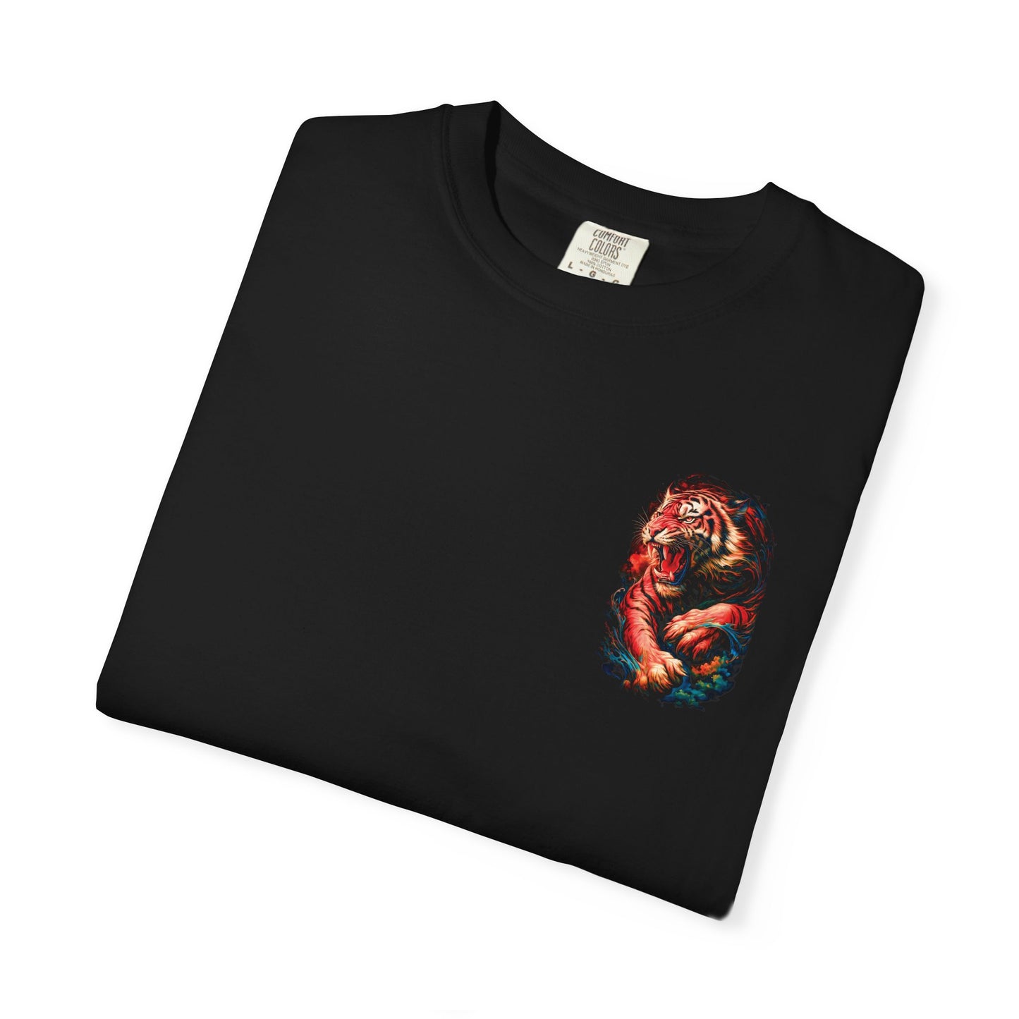 Tiger Art T-shirt | Vibrant Graphic Tee for Art Lovers, Unique Gift