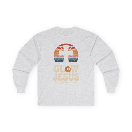 Glow for Jesus Long Sleeve Tee - Unisex Faith Shirt