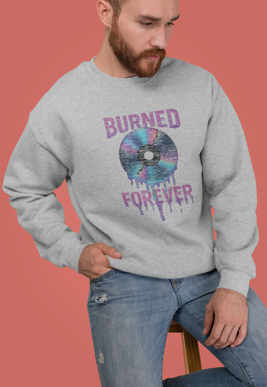 Chic Retro Sweatshirt, Vintage Music Lover Gift, Cozy Unisex Crewneck, Perfect for Casual Days, Stylish Layering Piece