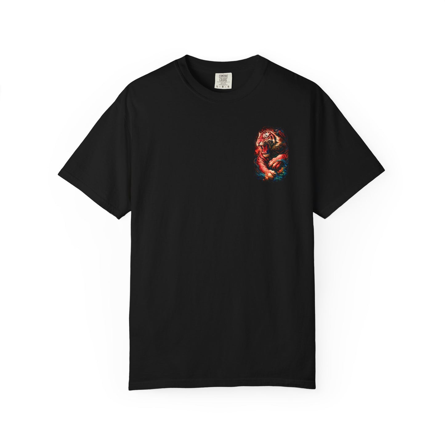 Tiger Art T-shirt | Vibrant Graphic Tee for Art Lovers, Unique Gift
