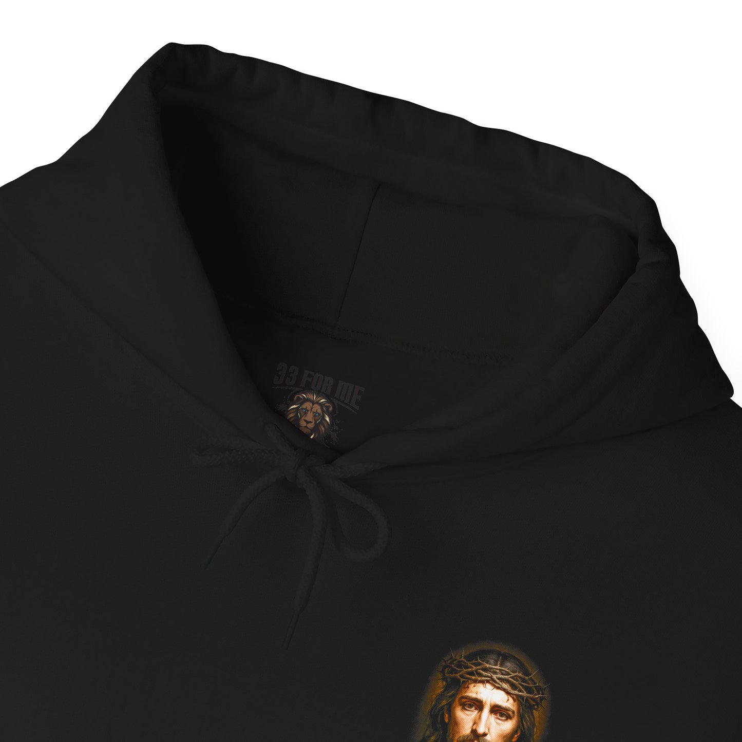 Hooded Sweatshirt - The Empty Tomb, Jesus Sacrifice Design