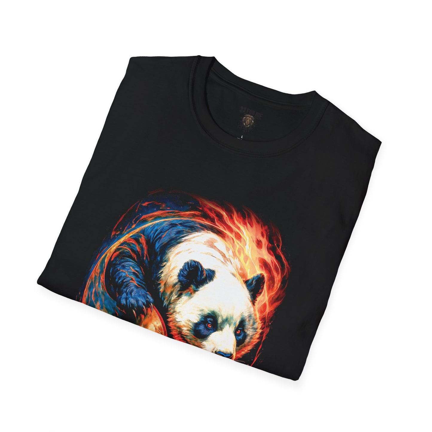 Panda Fire Unisex T-Shirt | Cute Animal Lover Gift, Graphic Tee, Nature Enthusiast, Birthday Tee