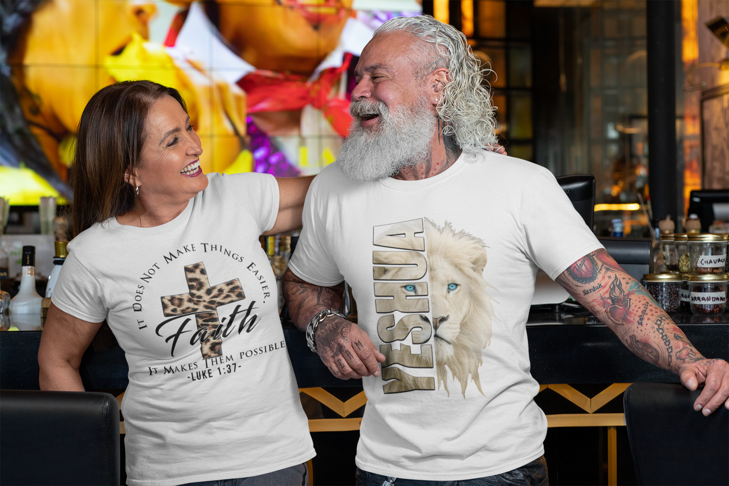 Faith Out Loud. Fiath based t shirts.