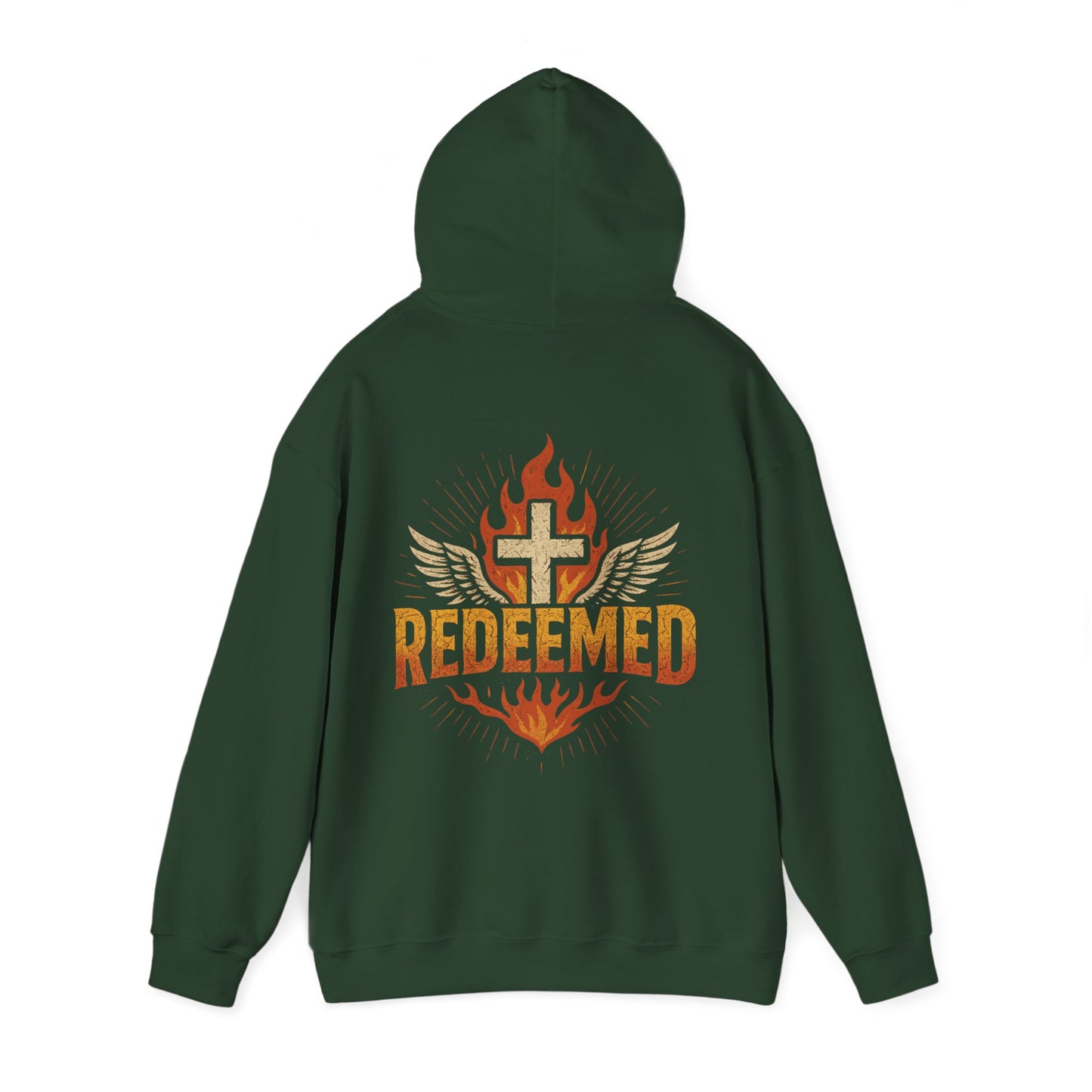 Christian Hoodie - Redeemed Unisex Fashion Sweatshirt for Faith Lovers