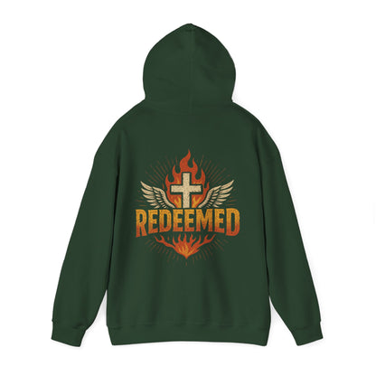 Christian Hoodie - Redeemed Unisex Fashion Sweatshirt for Faith Lovers