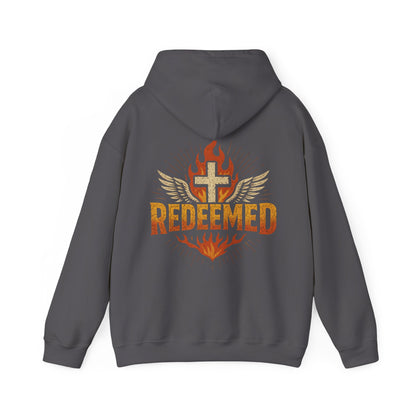 Christian Hoodie - Redeemed Unisex Fashion Sweatshirt for Faith Lovers