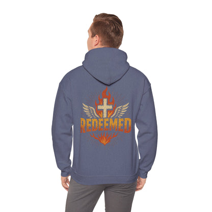 Christian Hoodie - Redeemed Unisex Fashion Sweatshirt for Faith Lovers