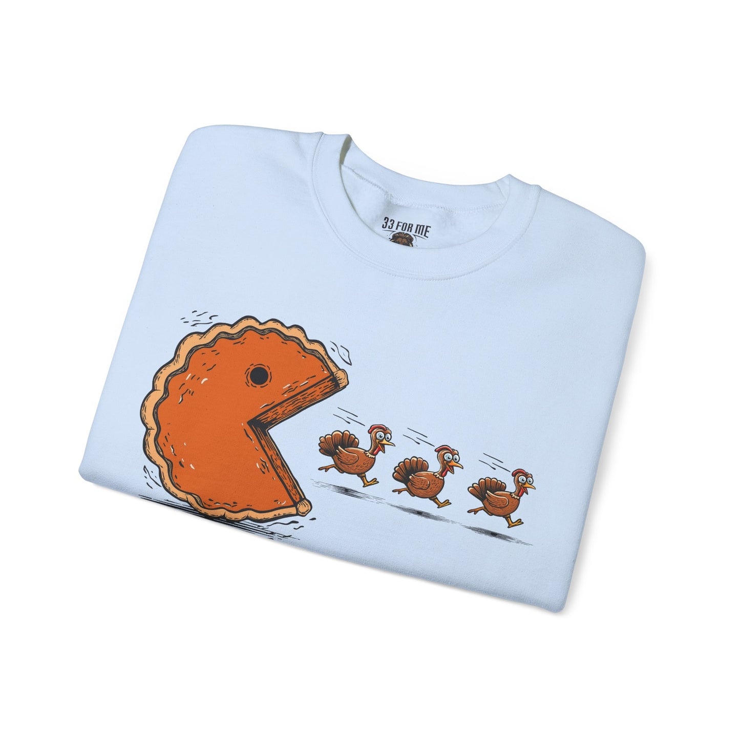 Thanksgiving Pac Man Retro Video Game Sweatshirt