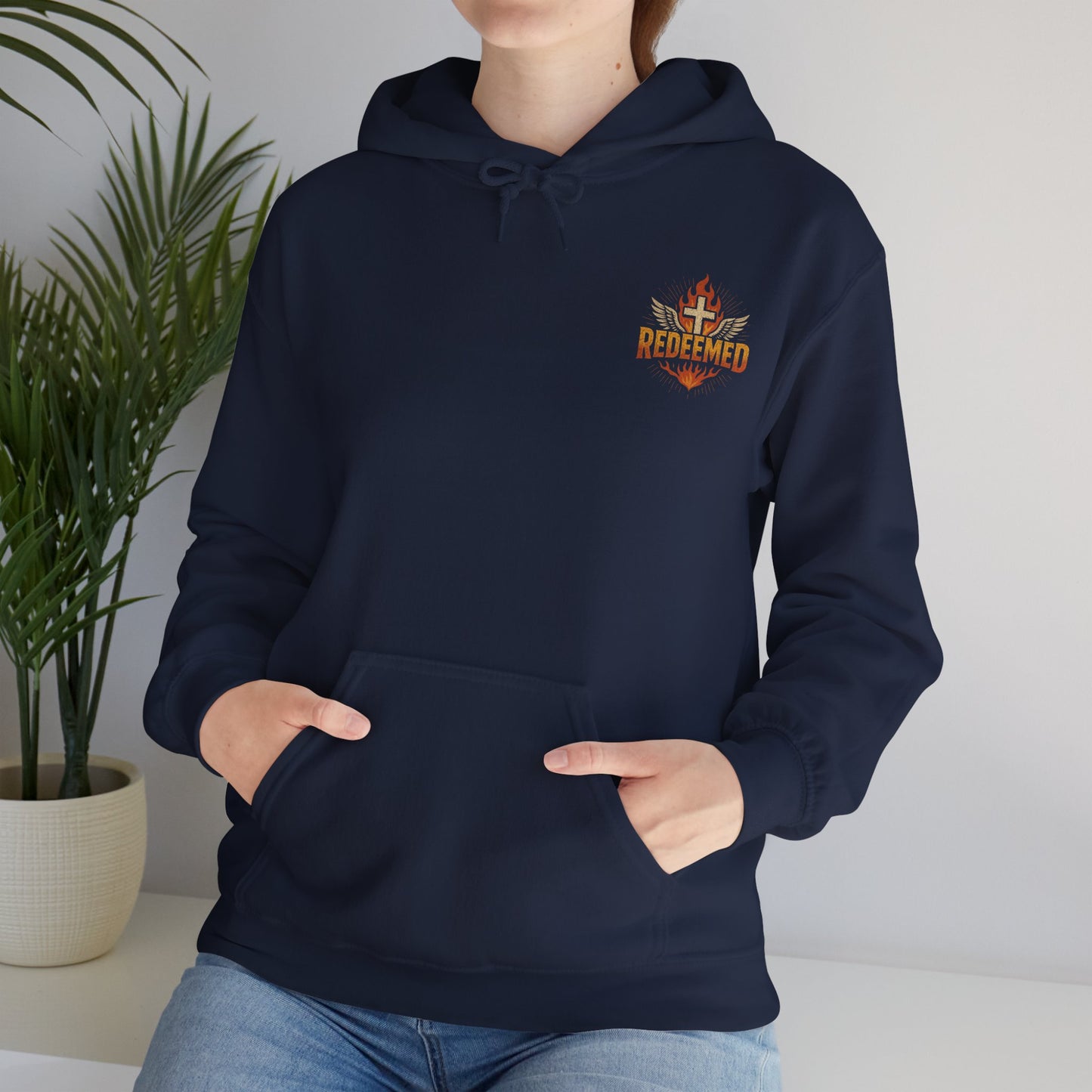 Christian Hoodie - Redeemed Unisex Fashion Sweatshirt for Faith Lovers