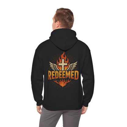 Christian Hoodie - Redeemed Unisex Fashion Sweatshirt for Faith Lovers