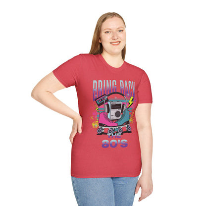 80's Nostalgia Unisex T-Shirt - Bring Back the 80's, Vintage 80's Shirt.