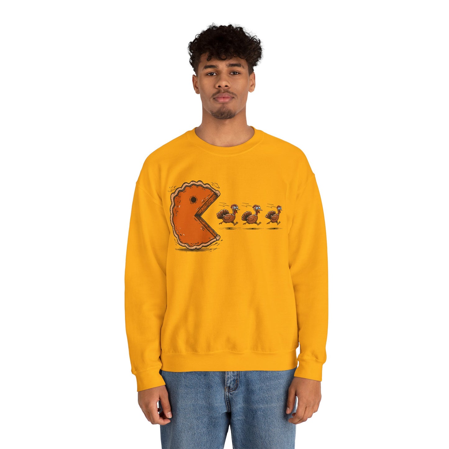 Thanksgiving Pac Man Retro Video Game Sweatshirt