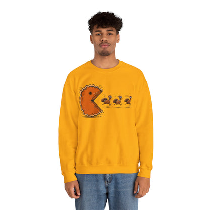 Thanksgiving Pac Man Retro Video Game Sweatshirt