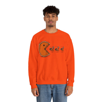 Thanksgiving Pac Man Retro Video Game Sweatshirt