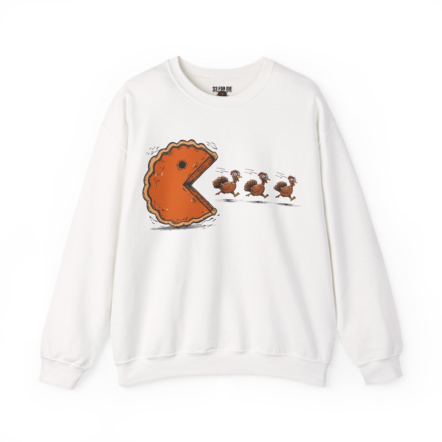 Thanksgiving Pac Man Retro Video Game Sweatshirt