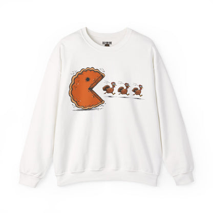 Thanksgiving Pac Man Retro Video Game Sweatshirt