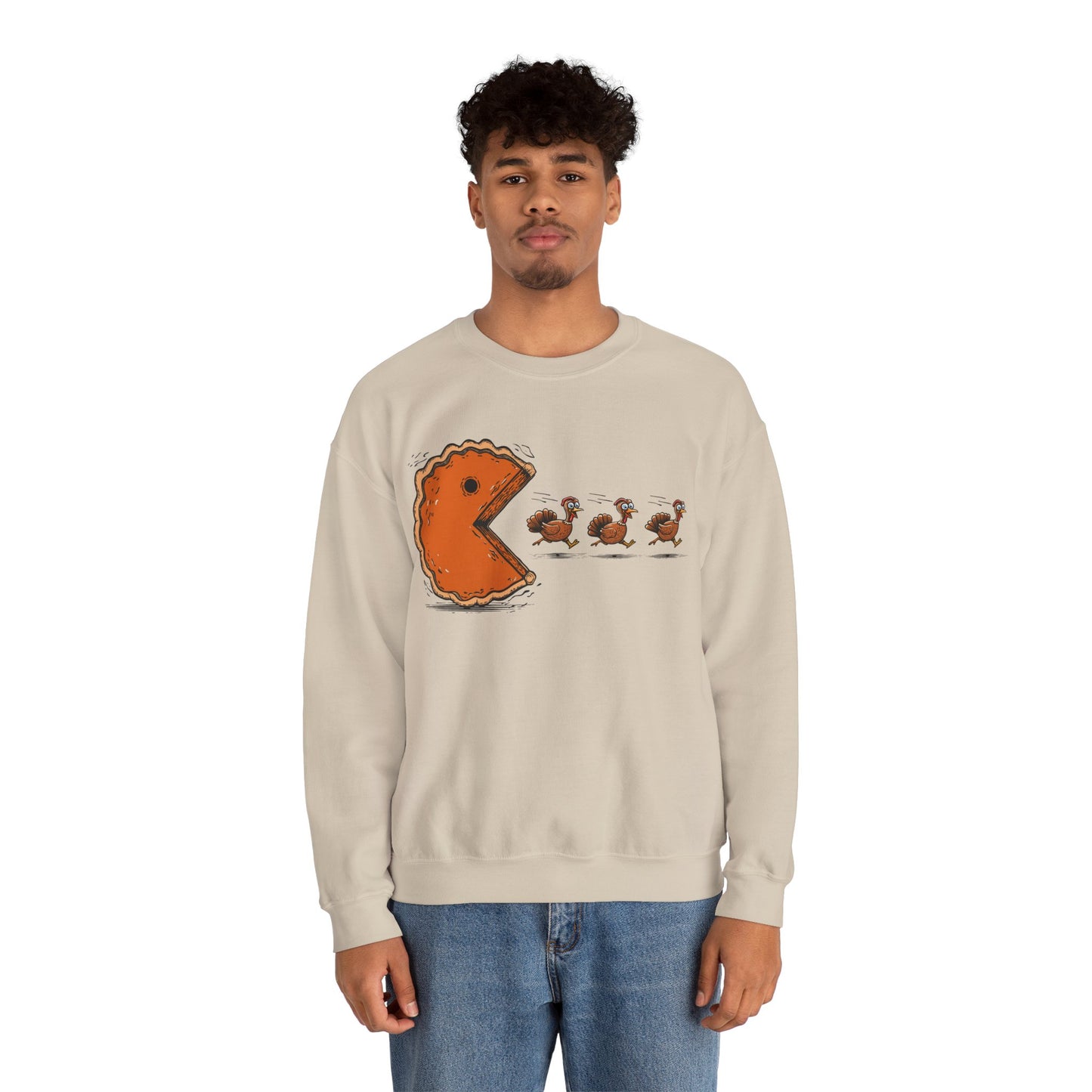 Thanksgiving Pac Man Retro Video Game Sweatshirt