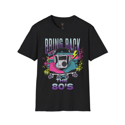 80's Nostalgia Unisex T-Shirt - Bring Back the 80's, Vintage 80's Shirt.