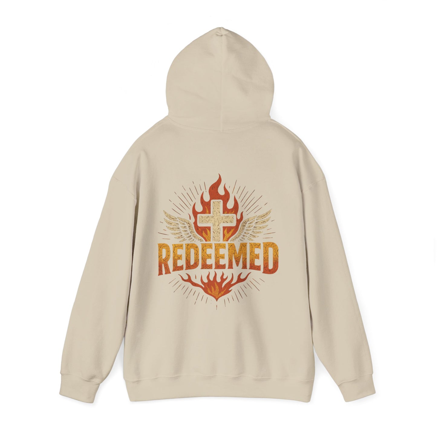 Christian Hoodie - Redeemed Unisex Fashion Sweatshirt for Faith Lovers