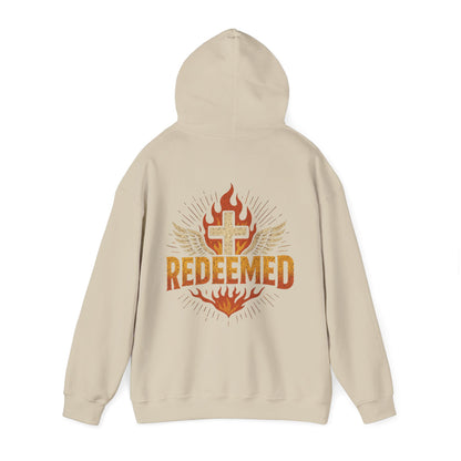 Christian Hoodie - Redeemed Unisex Fashion Sweatshirt for Faith Lovers