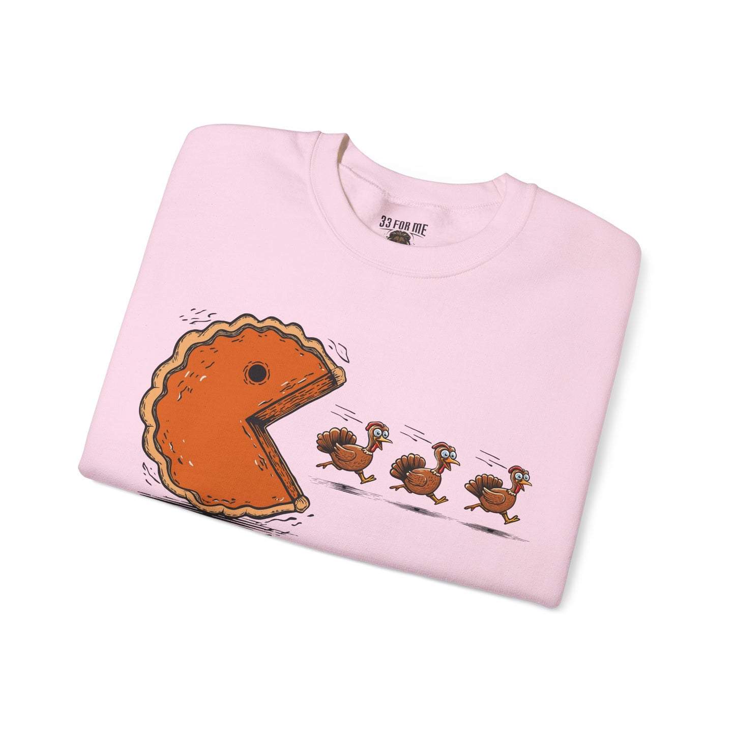 Thanksgiving Pac Man Retro Video Game Sweatshirt