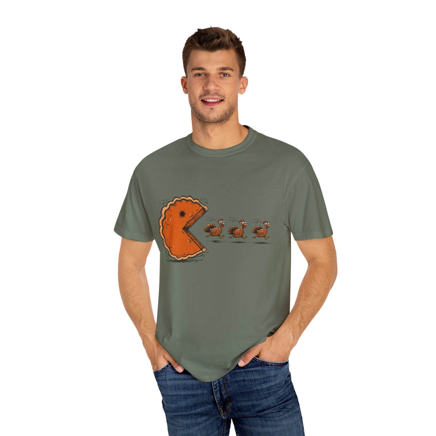 Thanksgiving Funny Pac Pie Game Over T-Shirt