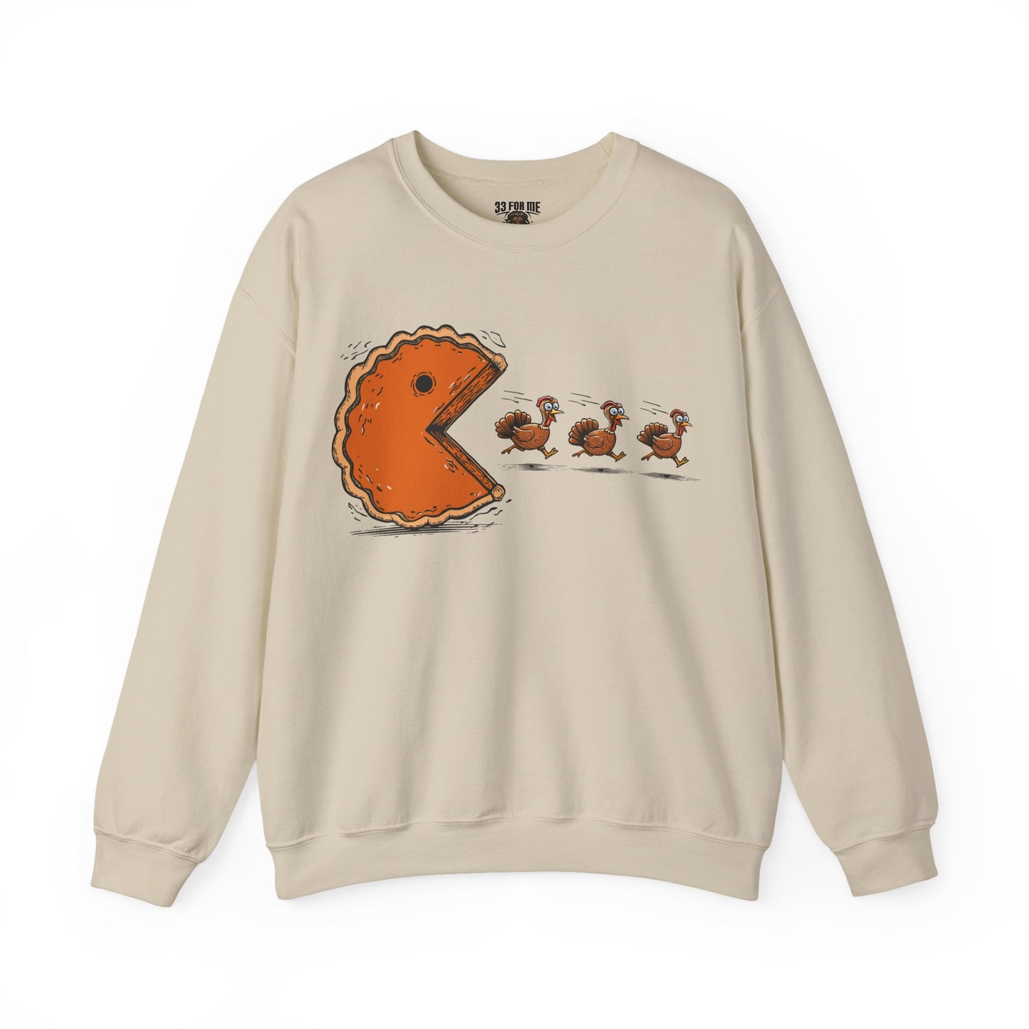Thanksgiving Pac Man Retro Video Game Sweatshirt