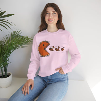 Thanksgiving Pac Man Retro Video Game Sweatshirt