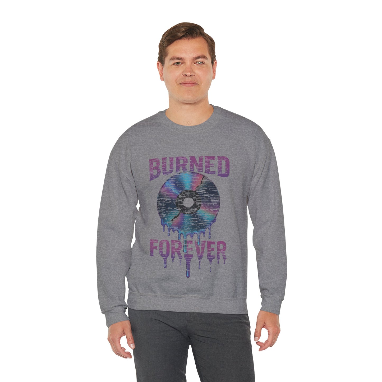 Chic Retro Sweatshirt, Vintage Music Lover Gift, Cozy Unisex Crewneck, Perfect for Casual Days, Stylish Layering Piece