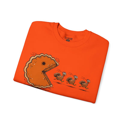 Thanksgiving Pac Man Retro Video Game Sweatshirt
