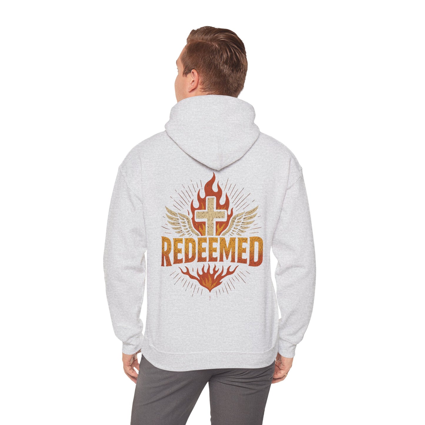Christian Hoodie - Redeemed Unisex Fashion Sweatshirt for Faith Lovers