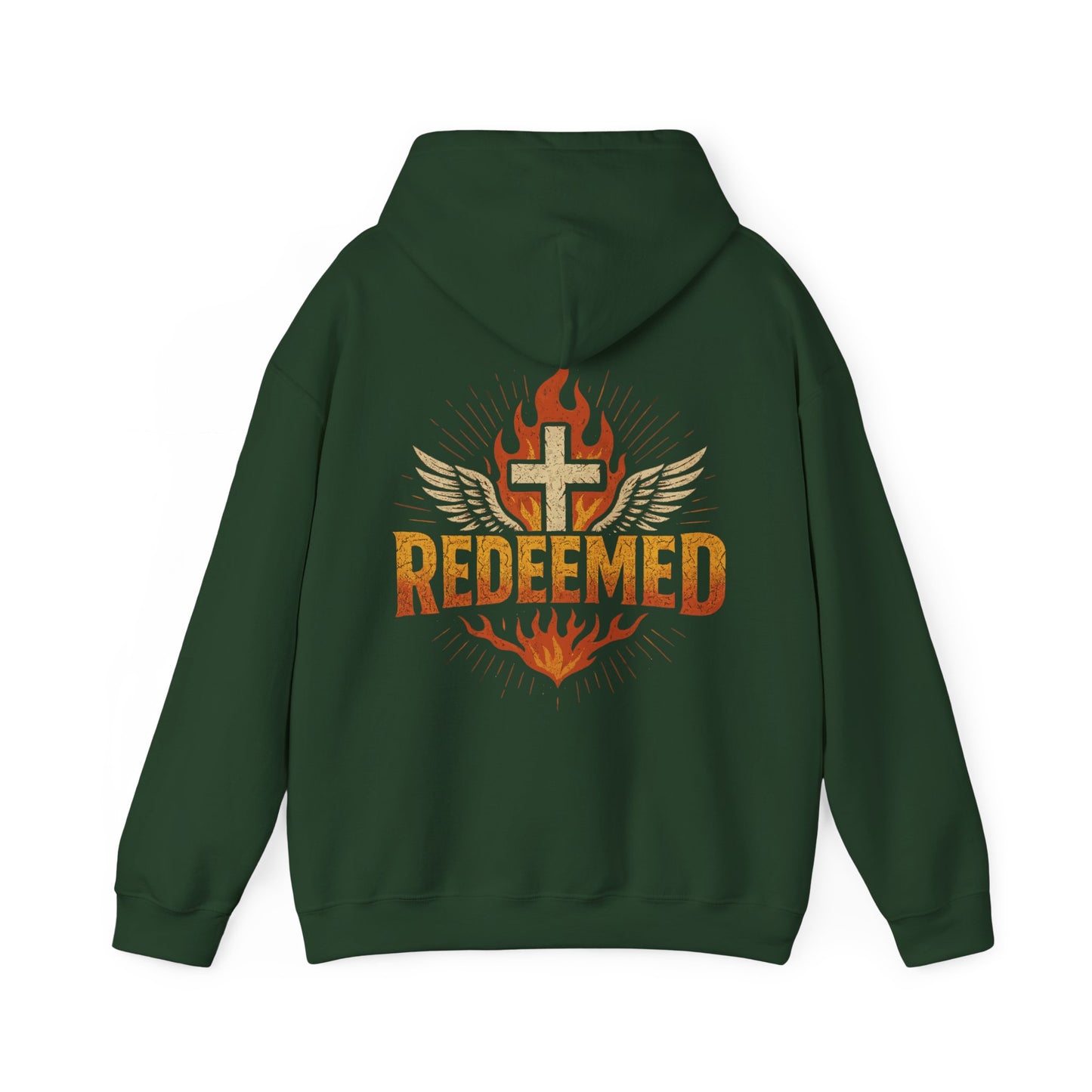 Christian Hoodie - Redeemed Unisex Fashion Sweatshirt for Faith Lovers