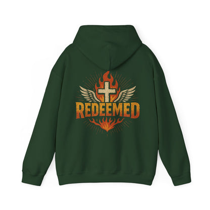 Christian Hoodie - Redeemed Unisex Fashion Sweatshirt for Faith Lovers