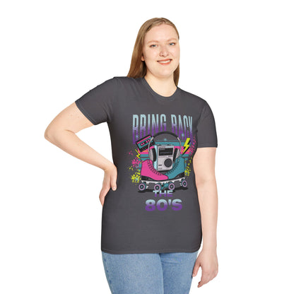 80's Nostalgia Unisex T-Shirt - Bring Back the 80's, Vintage 80's Shirt.