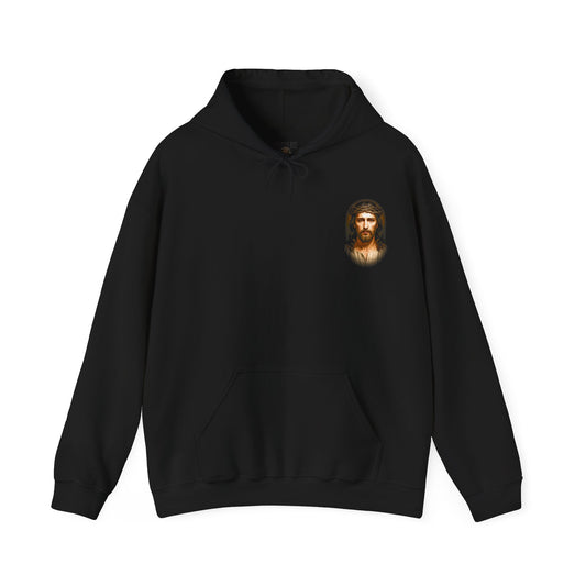 Hooded Sweatshirt - The Empty Tomb, Jesus Sacrifice Design