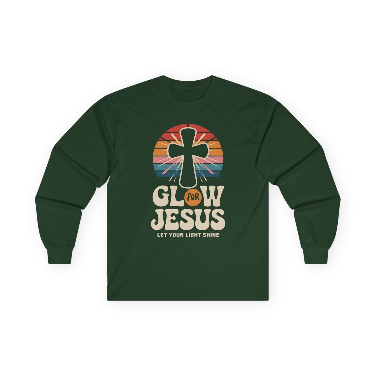 Glow for Jesus Long Sleeve Tee - Unisex Faith Shirt