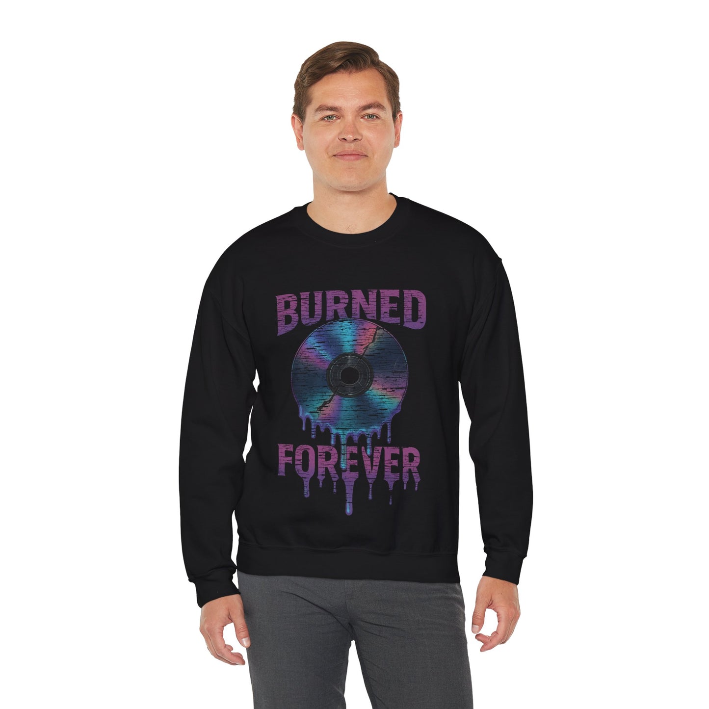 Chic Retro Sweatshirt, Vintage Music Lover Gift, Cozy Unisex Crewneck, Perfect for Casual Days, Stylish Layering Piece