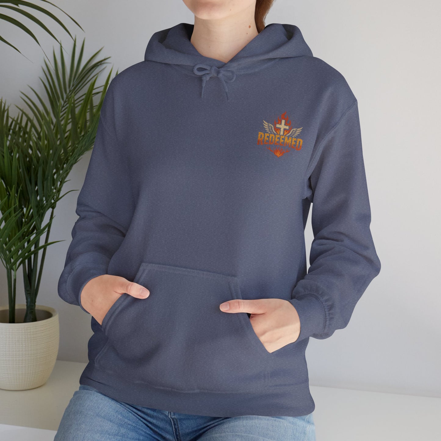Christian Hoodie - Redeemed Unisex Fashion Sweatshirt for Faith Lovers