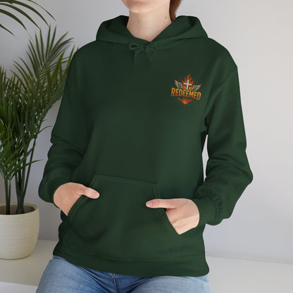 Christian Hoodie - Redeemed Unisex Fashion Sweatshirt for Faith Lovers