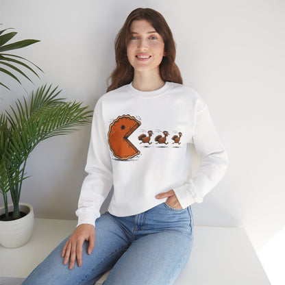 Thanksgiving Pac Man Retro Video Game Sweatshirt
