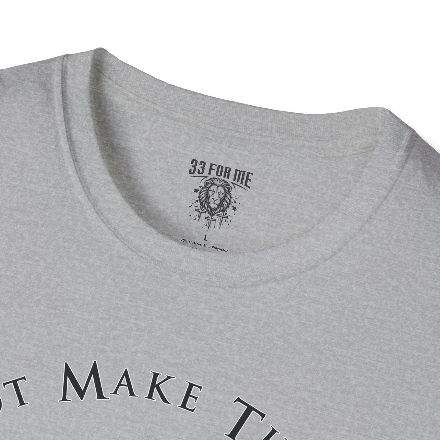 Luke 1:37 Faith-Inspired Unisex T-Shirt, Spiritual Apparel, Inspirational Gift, Christian Faith Shirt, Luke 1:37 Tee