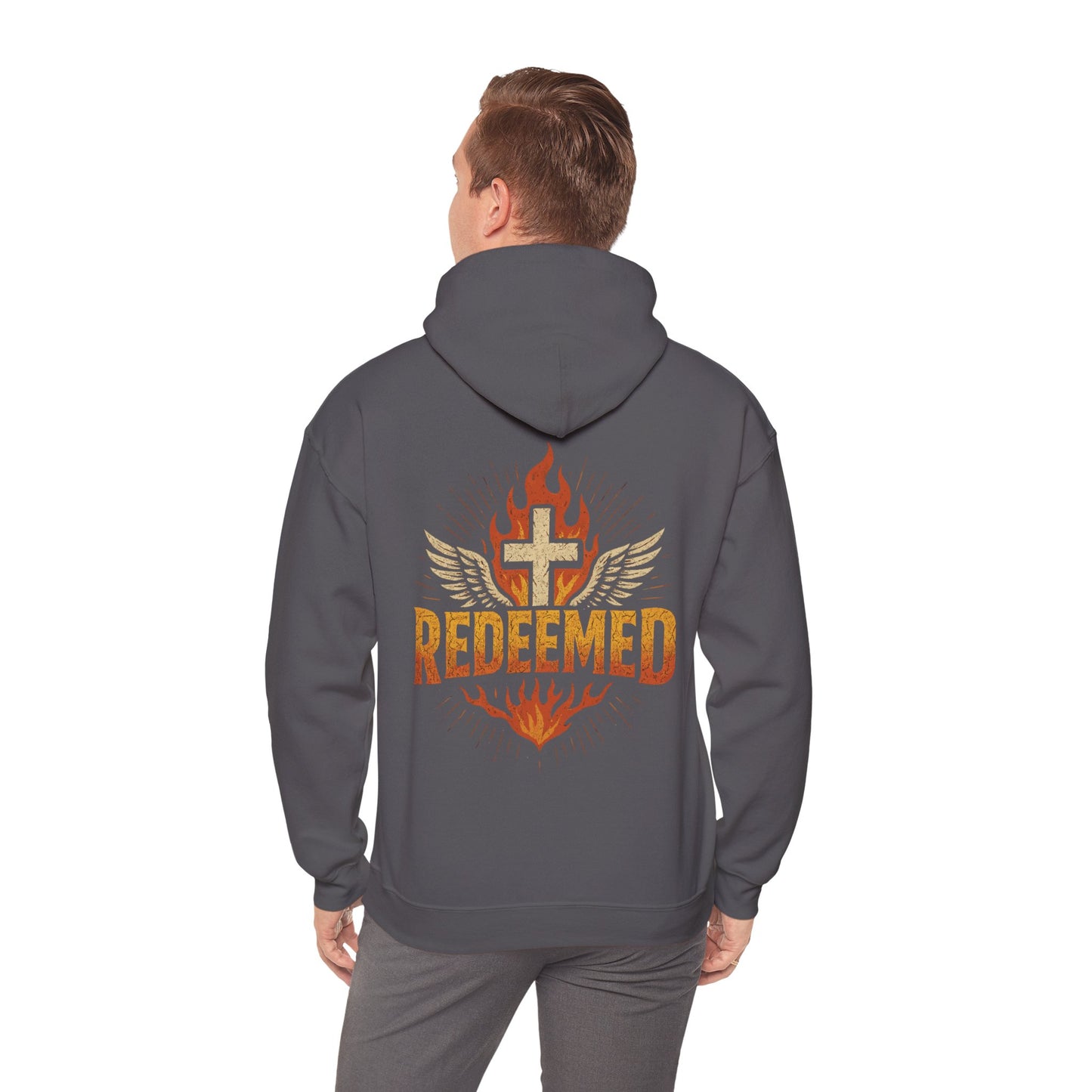 Christian Hoodie - Redeemed Unisex Fashion Sweatshirt for Faith Lovers