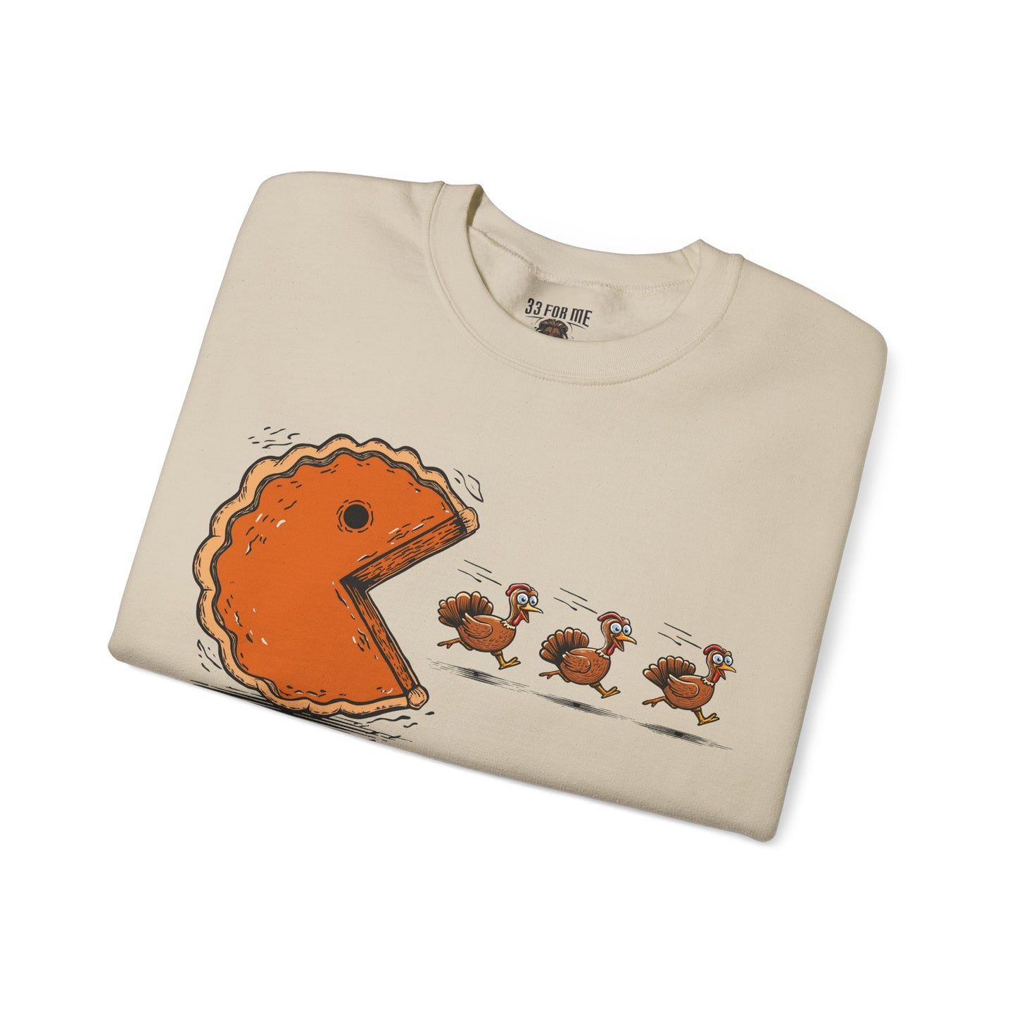 Thanksgiving Pac Man Retro Video Game Sweatshirt