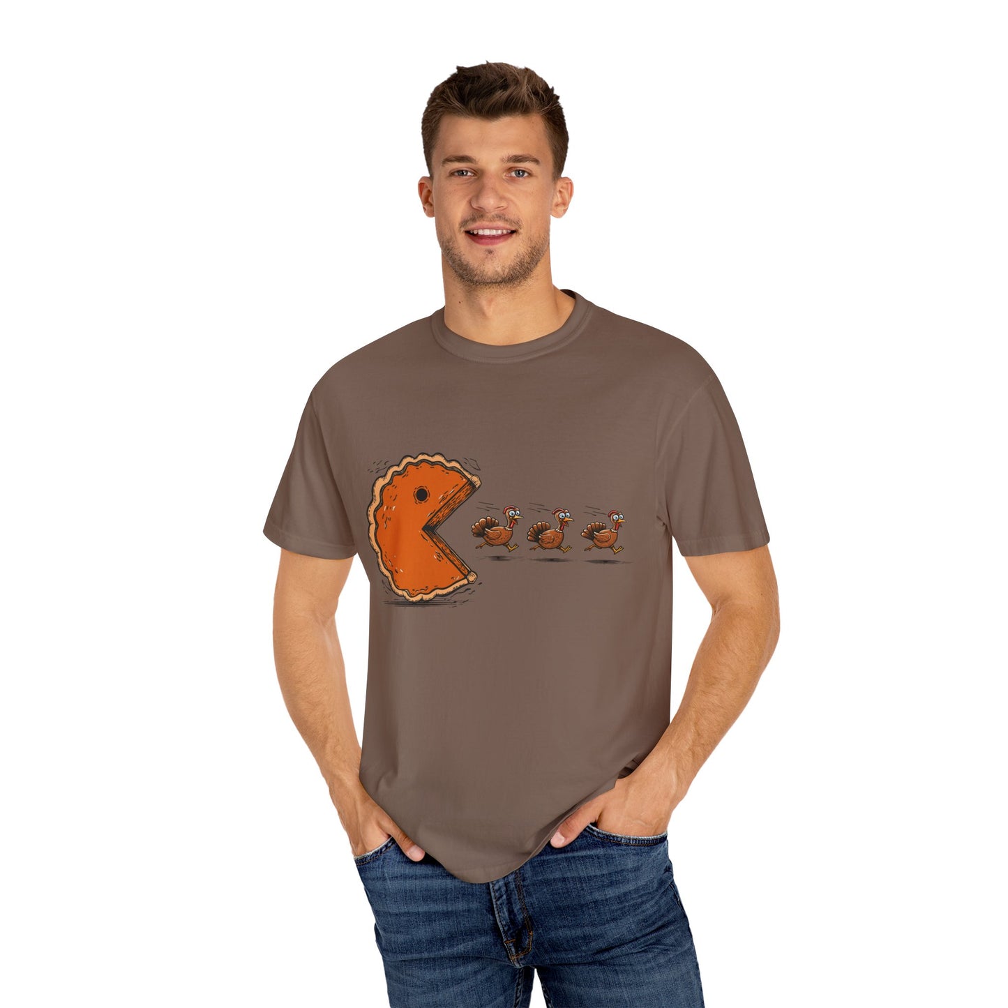 Thanksgiving Funny Pac Pie Game Over T-Shirt