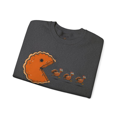 Thanksgiving Pac Man Retro Video Game Sweatshirt