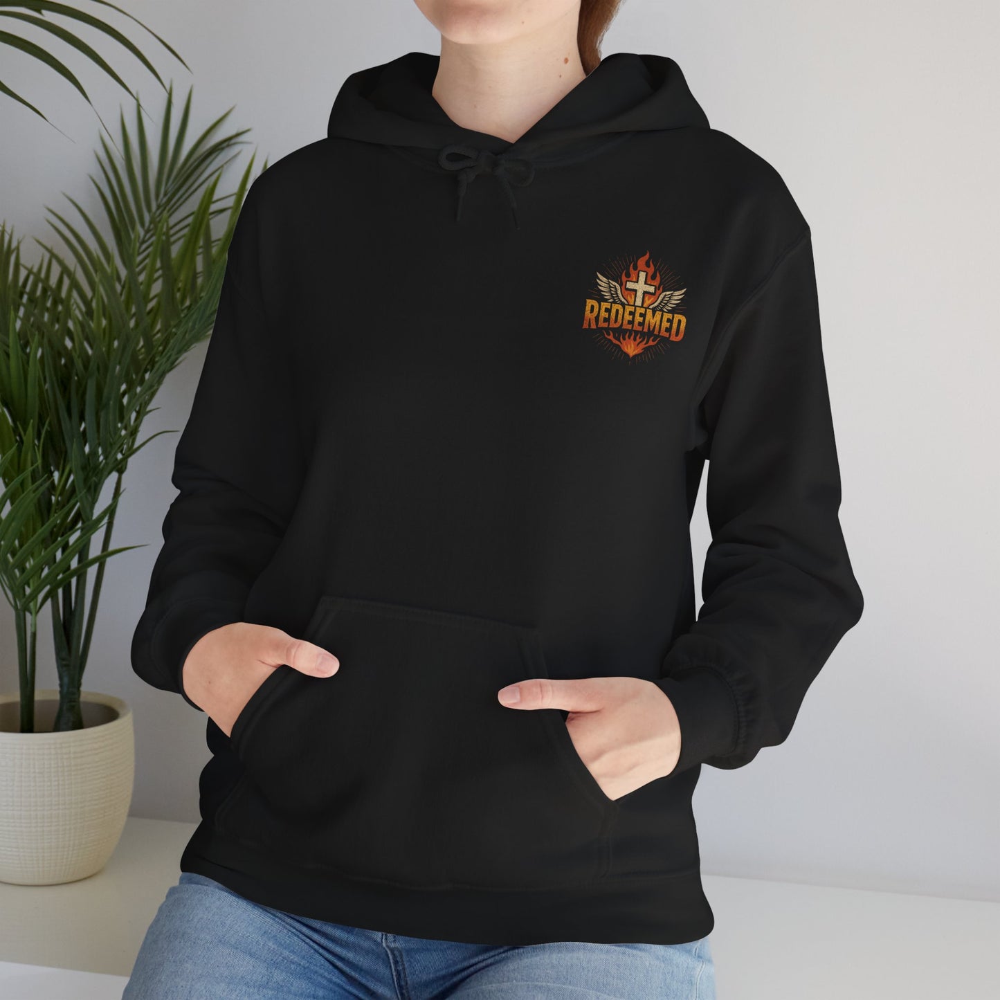 Christian Hoodie - Redeemed Unisex Fashion Sweatshirt for Faith Lovers