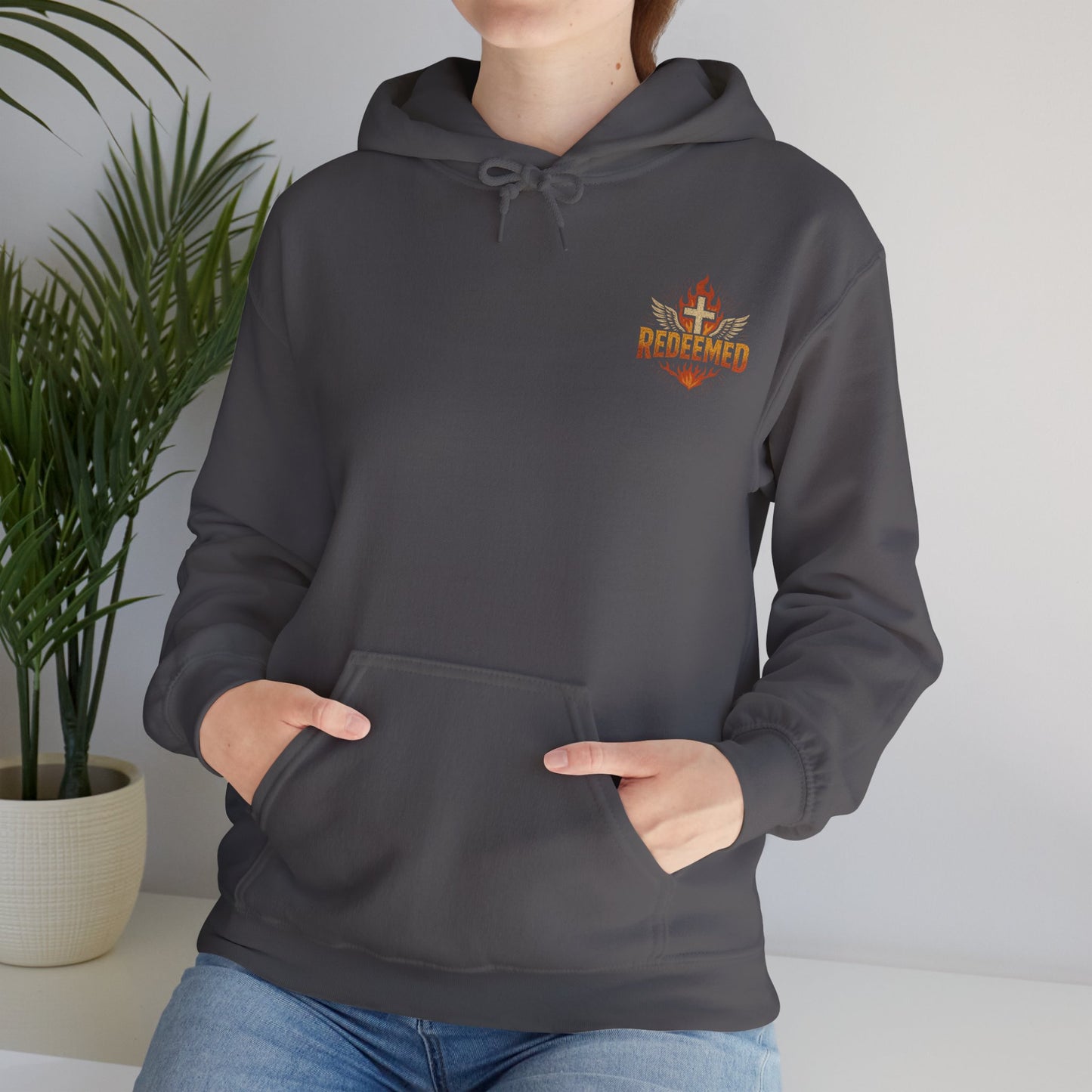 Christian Hoodie - Redeemed Unisex Fashion Sweatshirt for Faith Lovers
