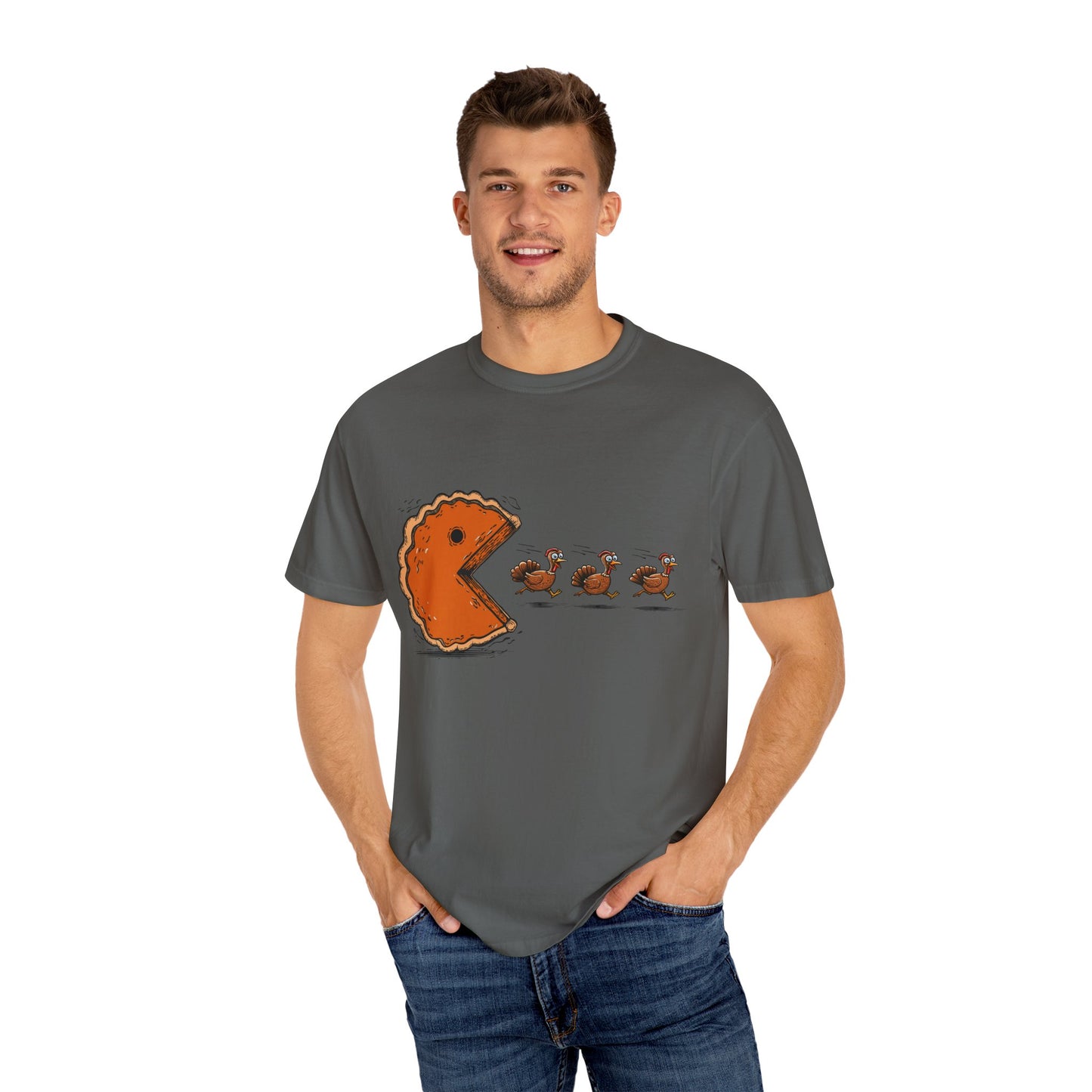 Thanksgiving Funny Pac Pie Game Over T-Shirt