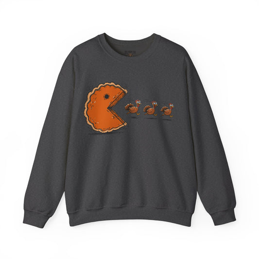 Thanksgiving Pac Man Retro Video Game Sweatshirt